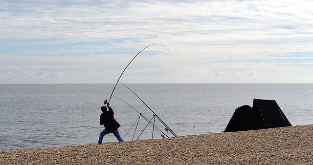 surf fishing